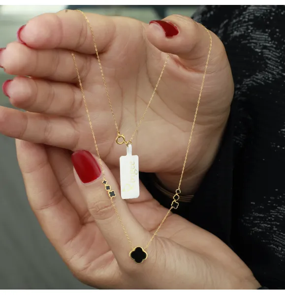 21-karat gold choker, Turkish made - (N-0212)