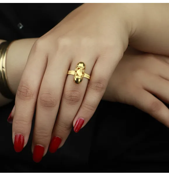 21-karat gold ring, Omani made