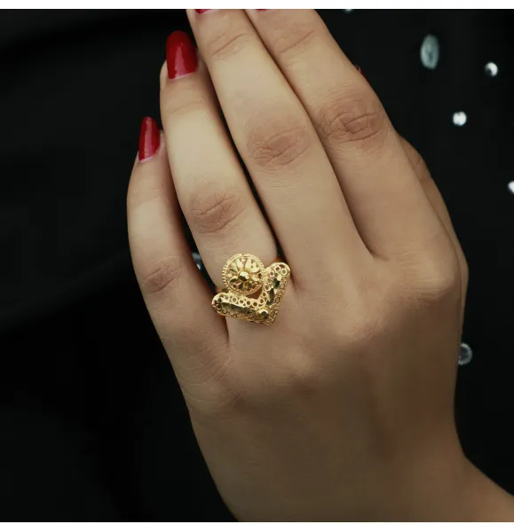 21-karat gold ring, Omani made