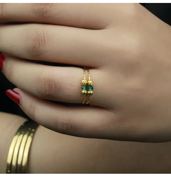 21-karat gold ring, Omani made