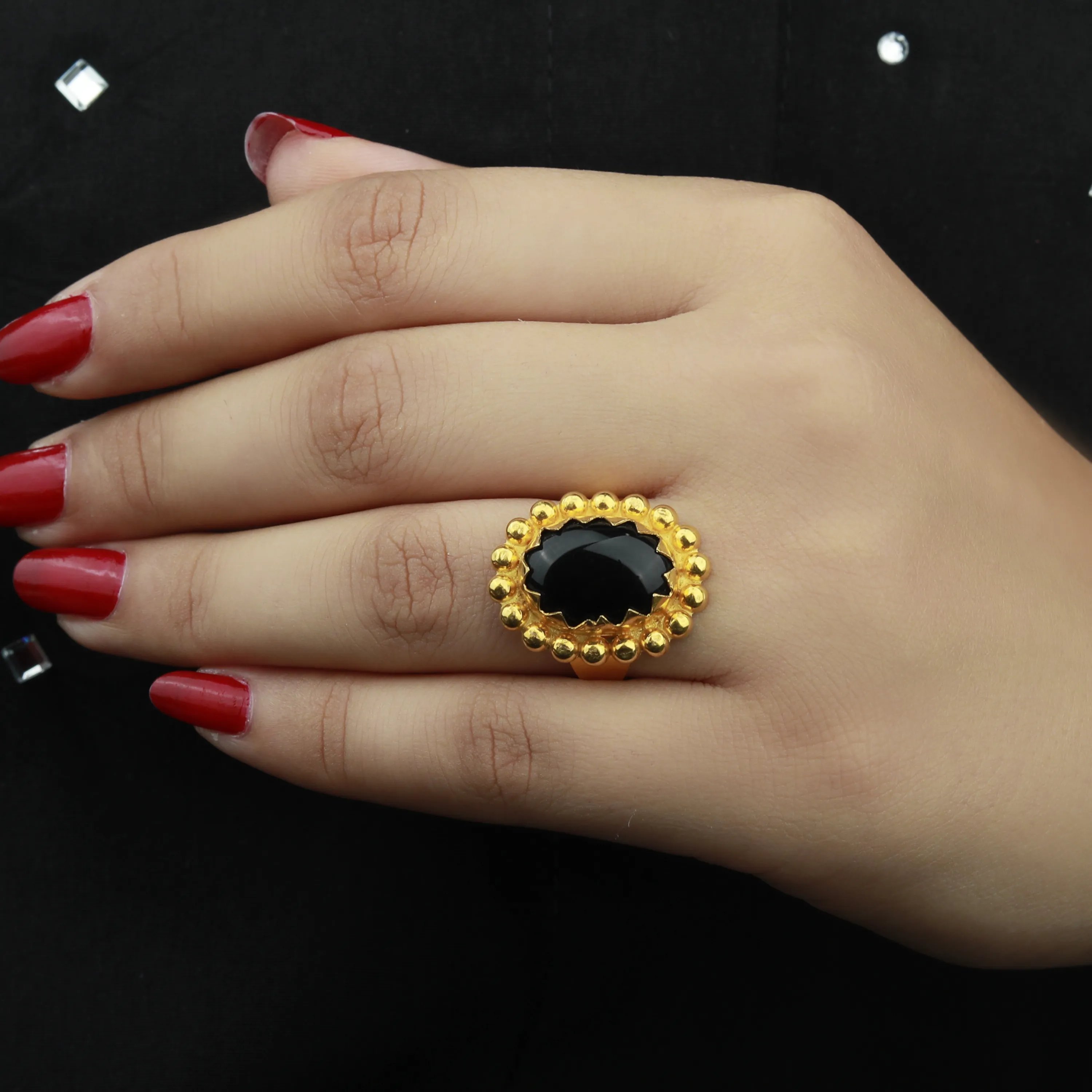 21-karat gold ring, Omani made
