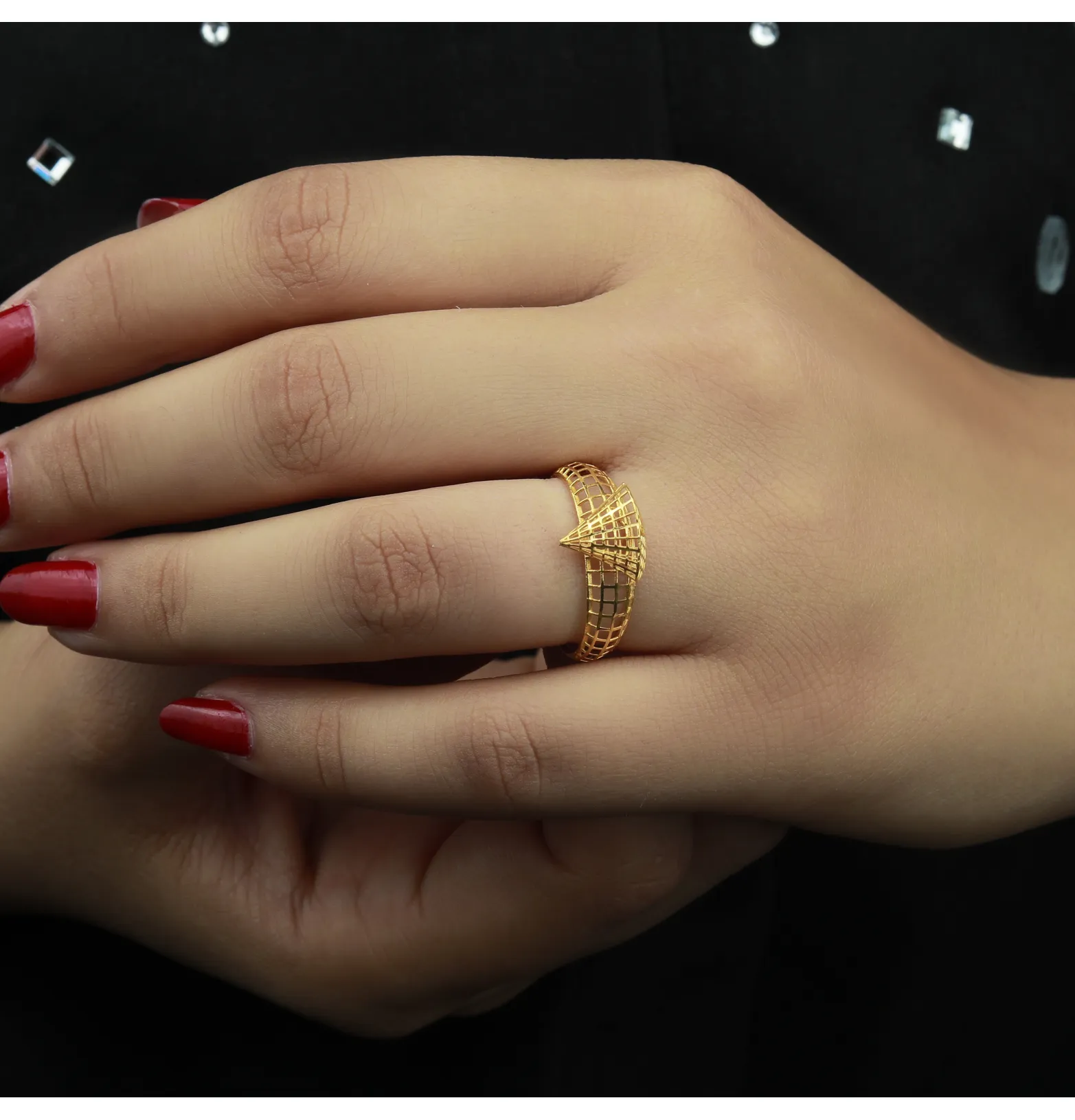 21-karat gold ring, Turkish made
