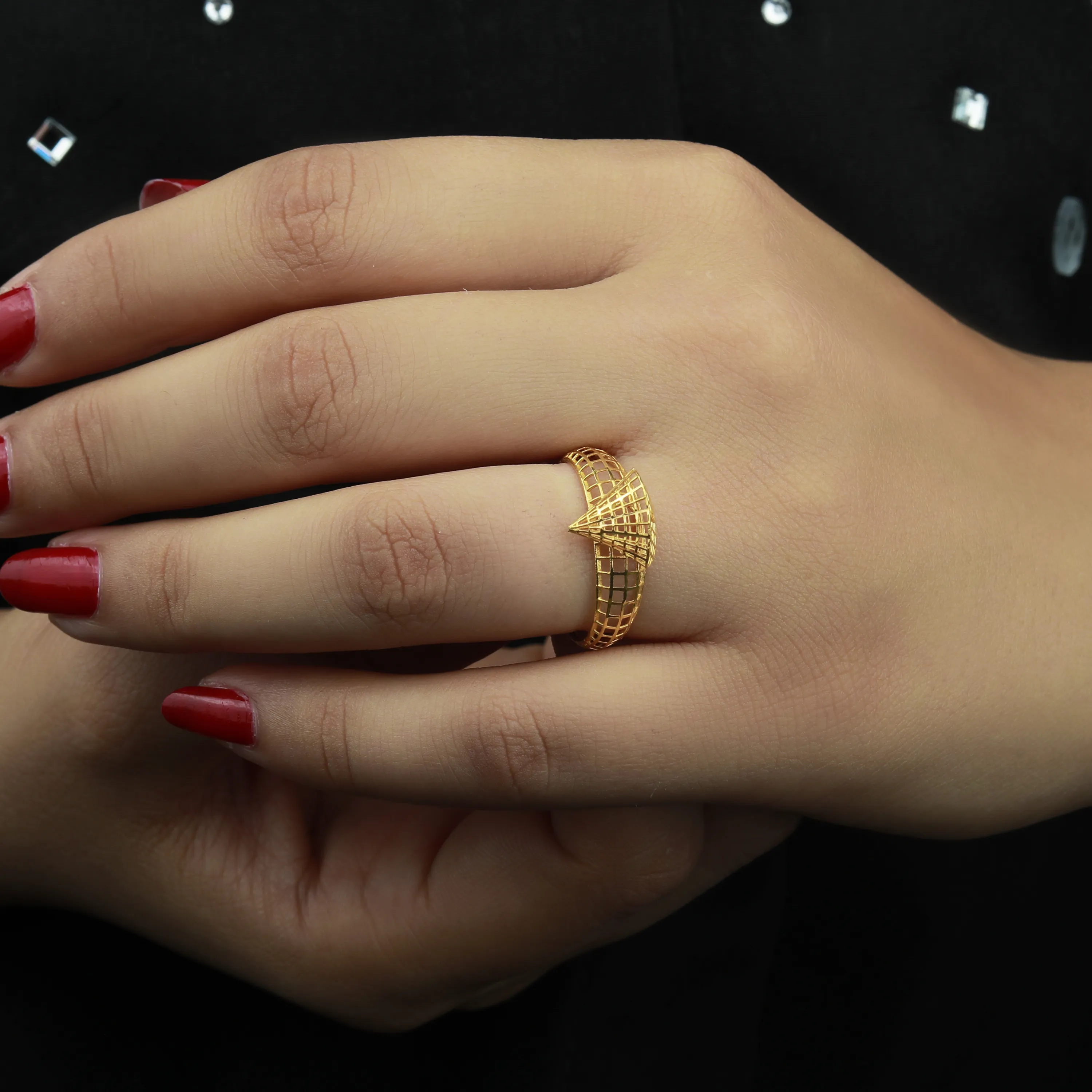 21-karat gold ring, Turkish made
