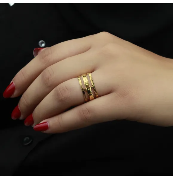 21-karat gold ring, Omani made - (N-0148)