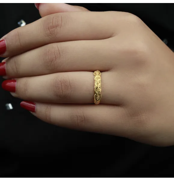 21-karat gold ring, Omani made