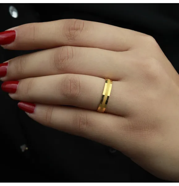 21-karat gold ring, Omani made - (N-0156)