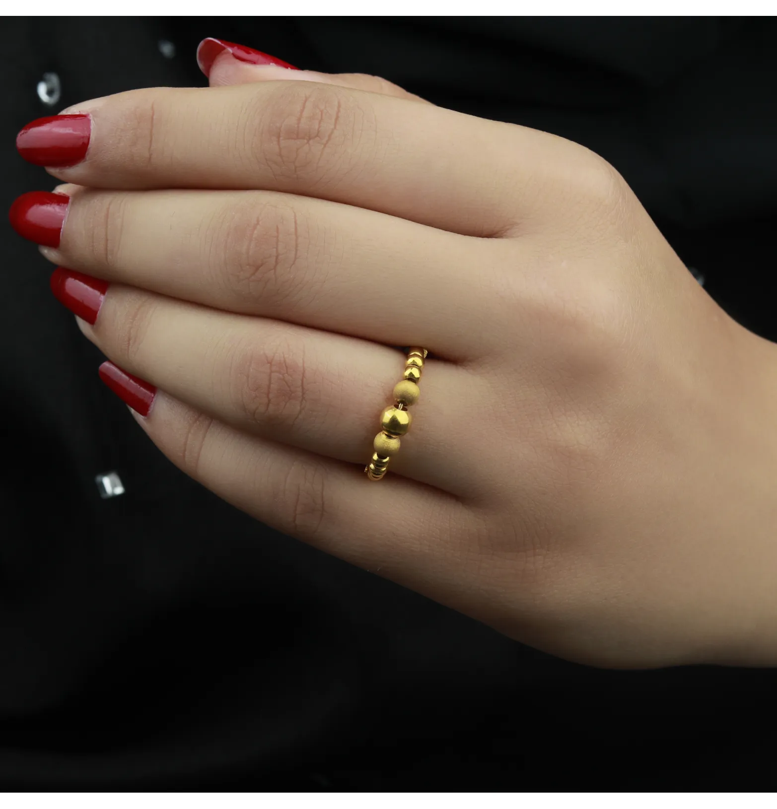 21-karat gold ring, Turkish made