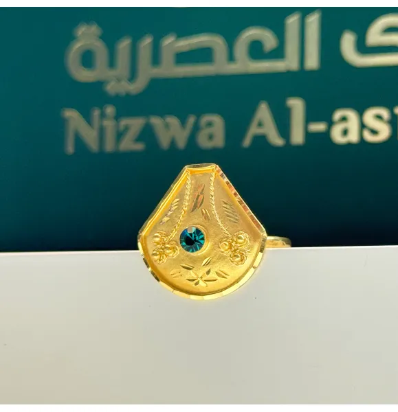 21-karat gold ring, Omani-made
