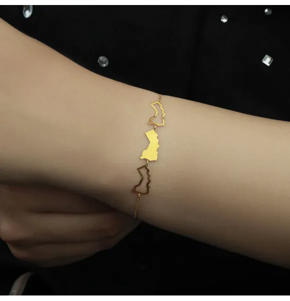 21-karat gold bracelet, Omani made