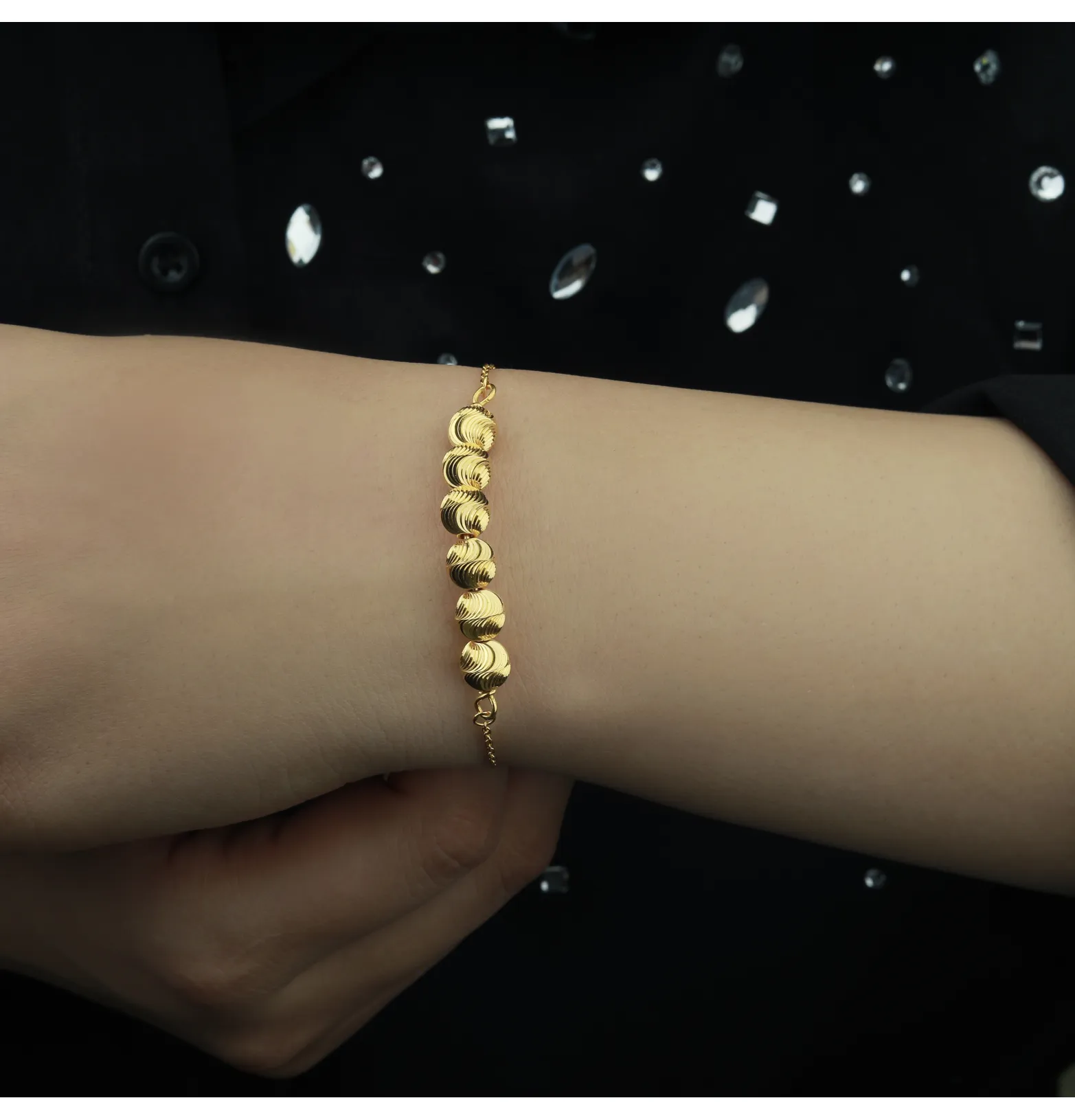 21-karat gold bracelet, Omani made