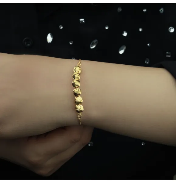 21-karat gold bracelet, Omani made