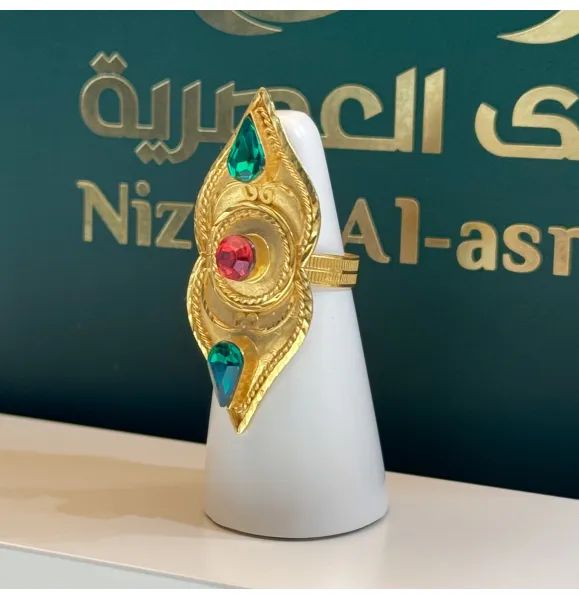 21-karat gold ring, Omani-made