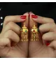 21-karat gold earrings, Omani made