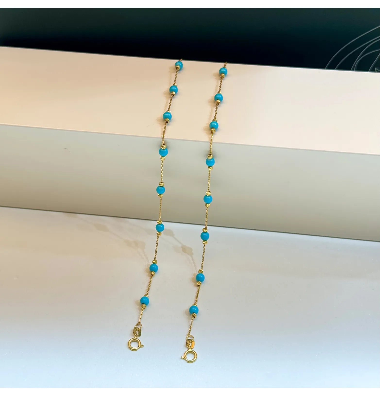 21 karat gold anklet, Saudi made