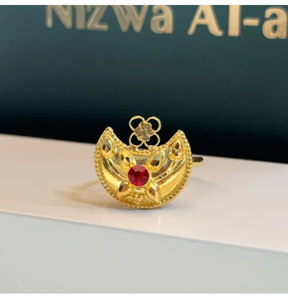 21-karat gold ring, Omani-made