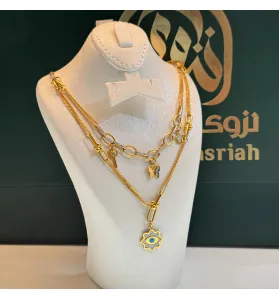 21 karat gold choker, Italian made
