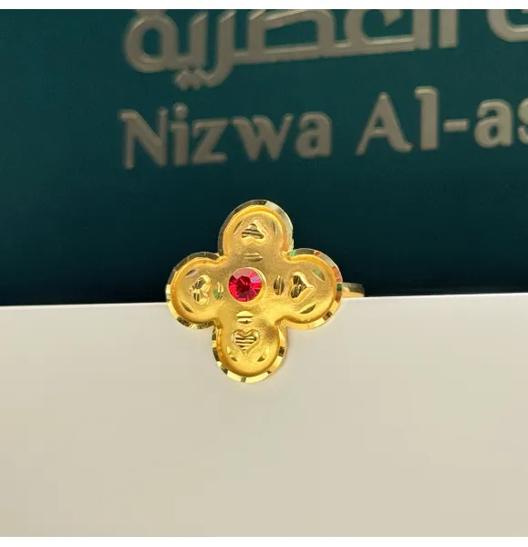 21-karat gold ring, Omani-made