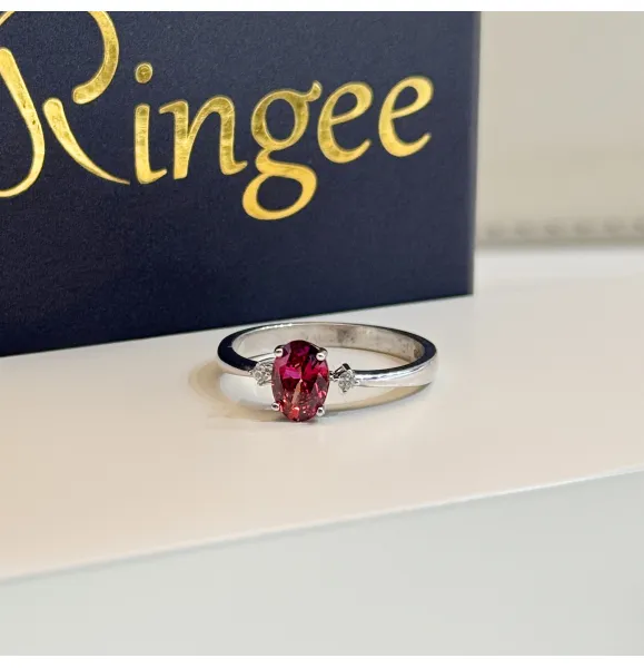 925 Sterling Silver Ring with Swarovski Zircon