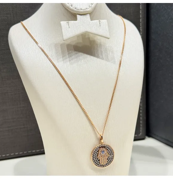 925 sterling silver choker, Turkish made - (R-138)