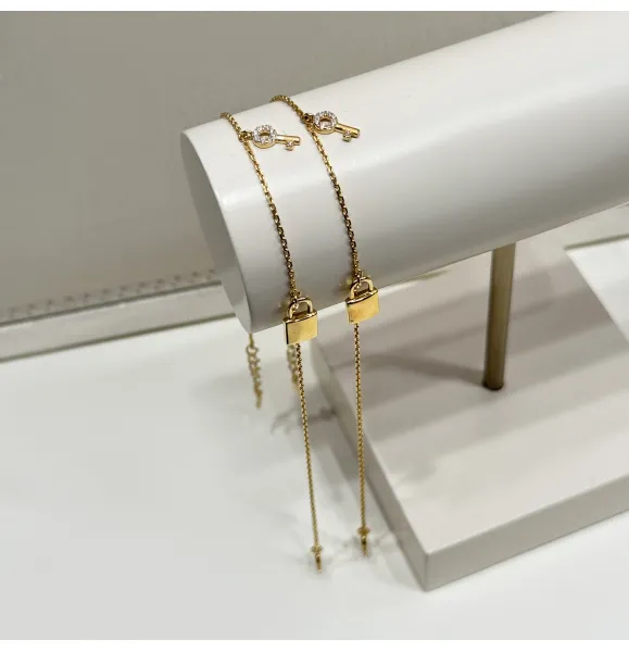 925 sterling silver anklet, Turkish made