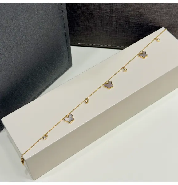 925 sterling silver anklet, Turkish made - (R-0166)