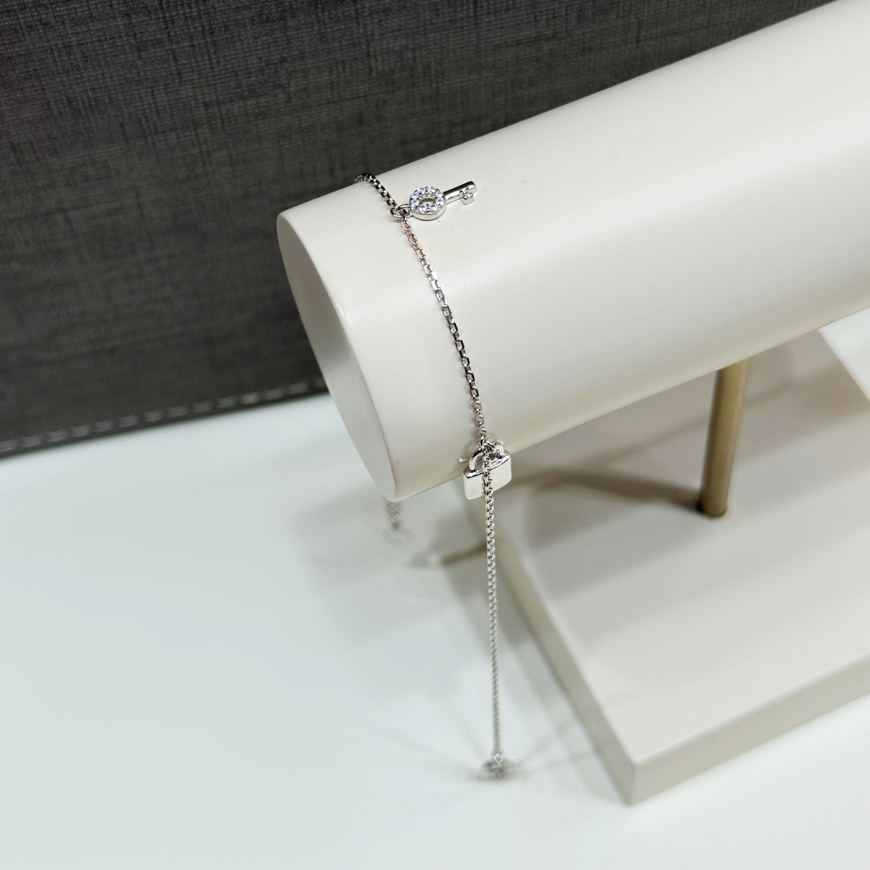 925 sterling silver anklet, Turkish made