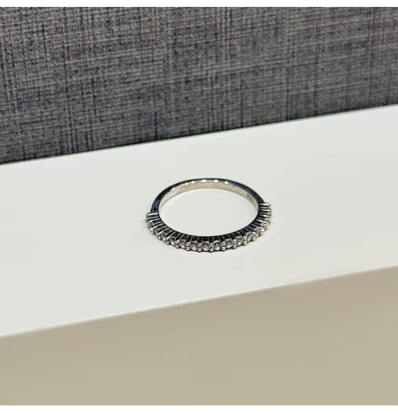 925 sterling silver ring with Swarovski zircon - (R-0191)