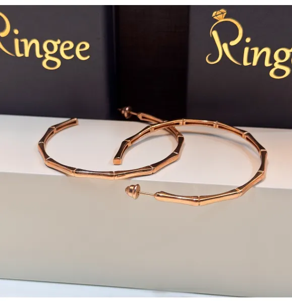 925 sterling silver Turkish made earrings - (R-0254)