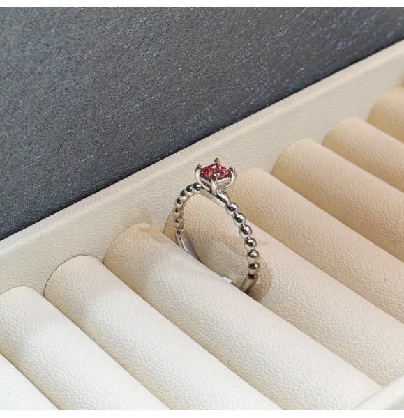 925 Sterling Silver Ring with Swarovski Zircon