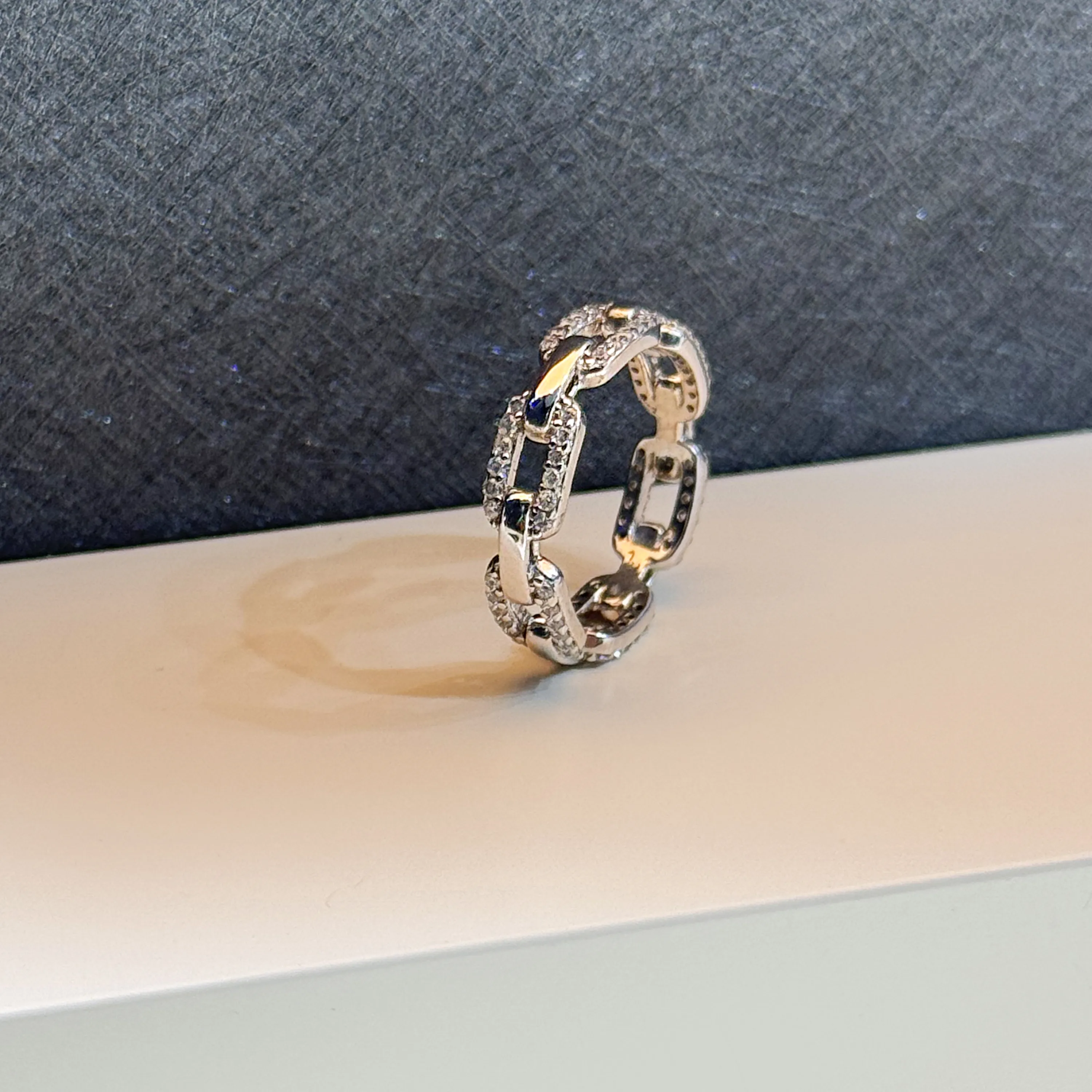 925 Sterling Silver Ring with Swarovski Zircon