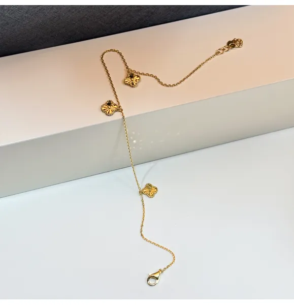 Van Cleef anklet, 925 sterling silver