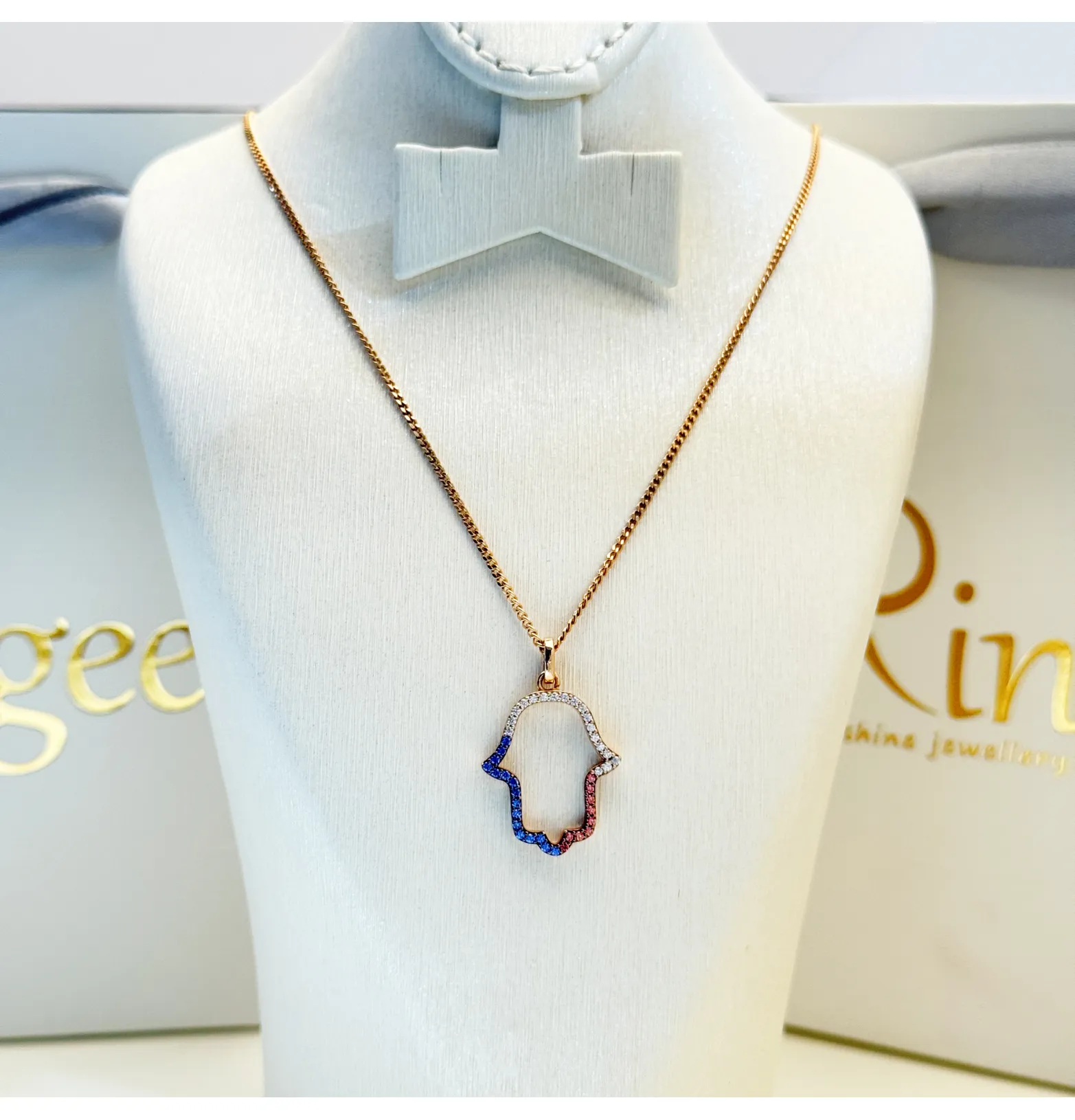 925 Sterling Silver Necklace with Swarovski Zircon