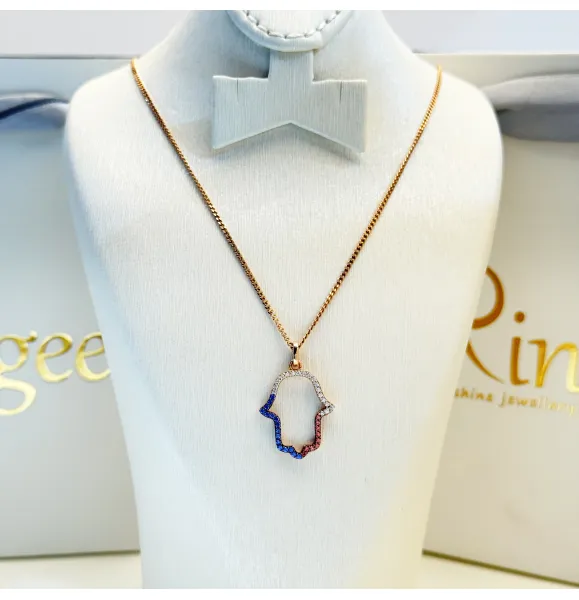 925 Sterling Silver Necklace with Swarovski Zircon