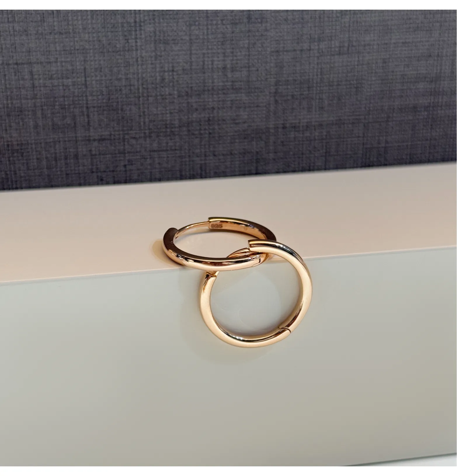 925 sterling silver crescent ring
