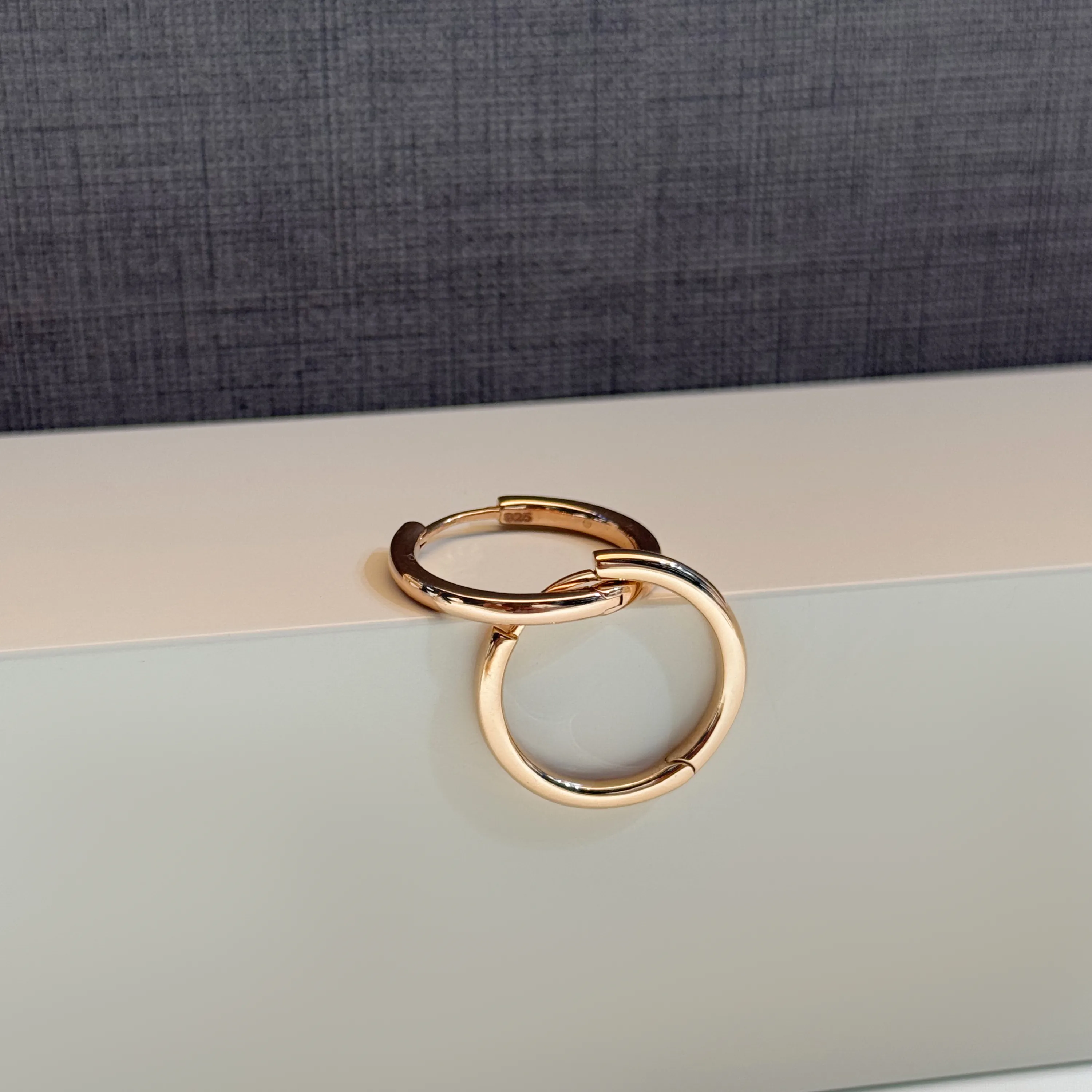 925 sterling silver crescent ring