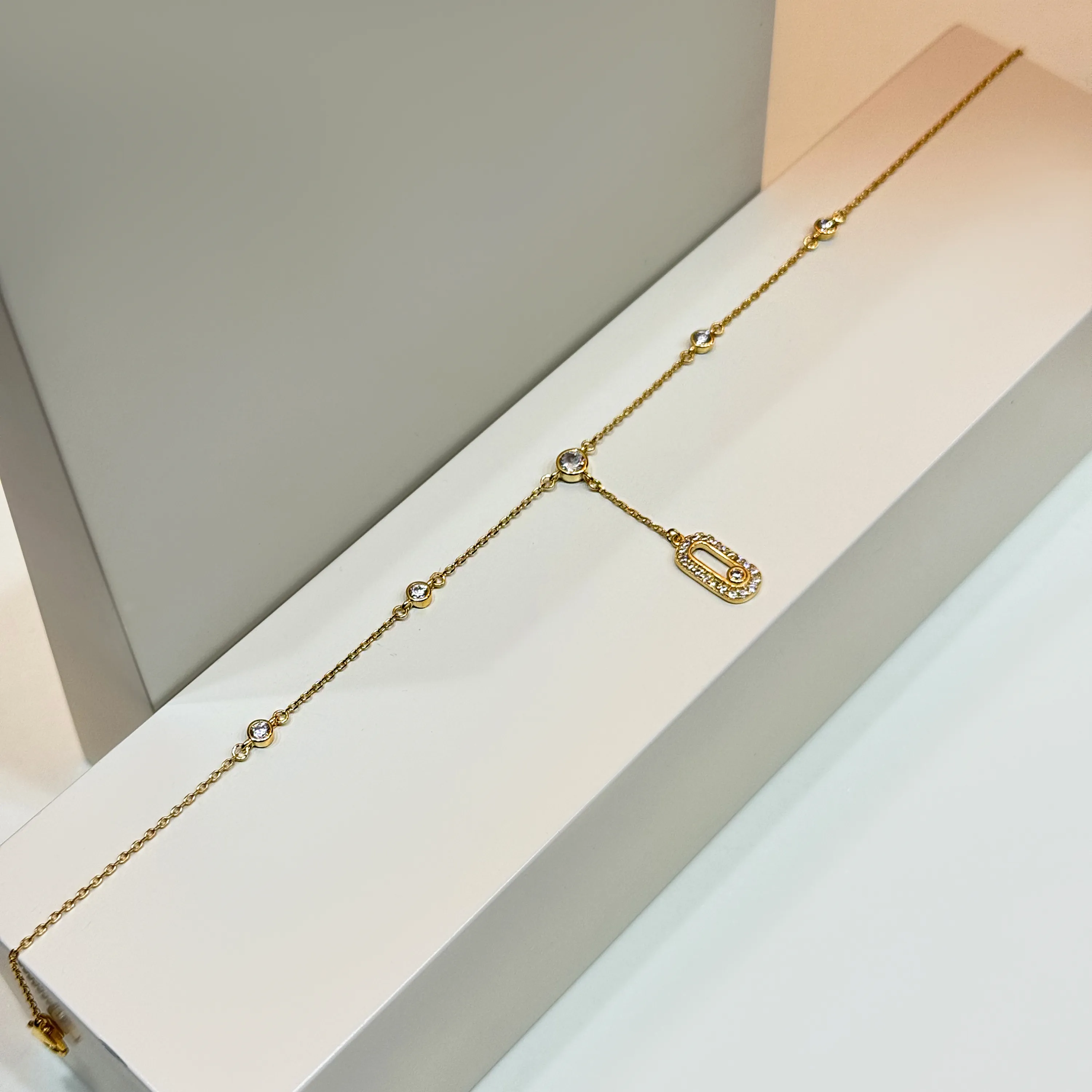 925 sterling silver anklet, Turkish made