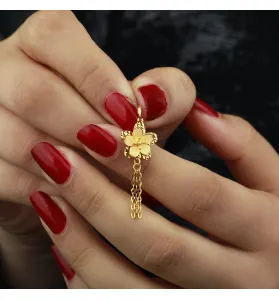 Heart-shaped pendant, 21 karat gold, Turkish made