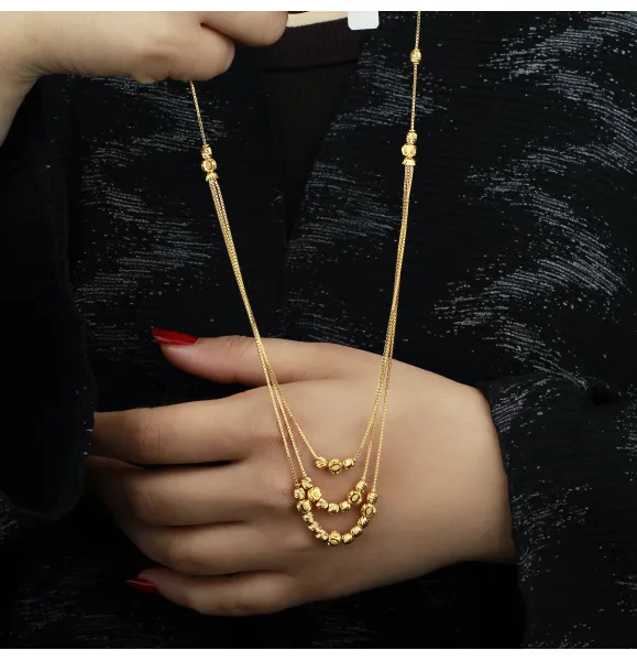 21-karat gold choker, made in Singapore