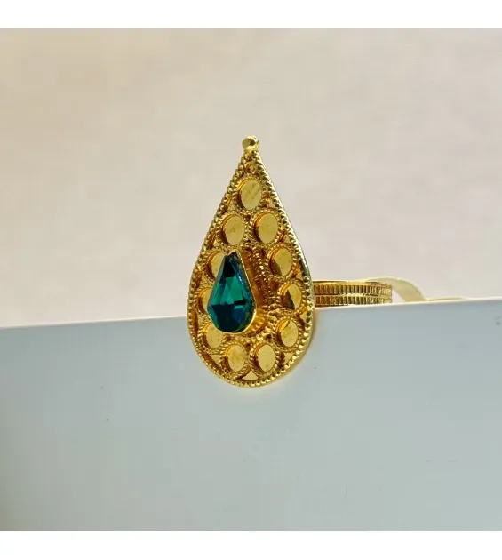 21-karat gold ring, Saudi-made