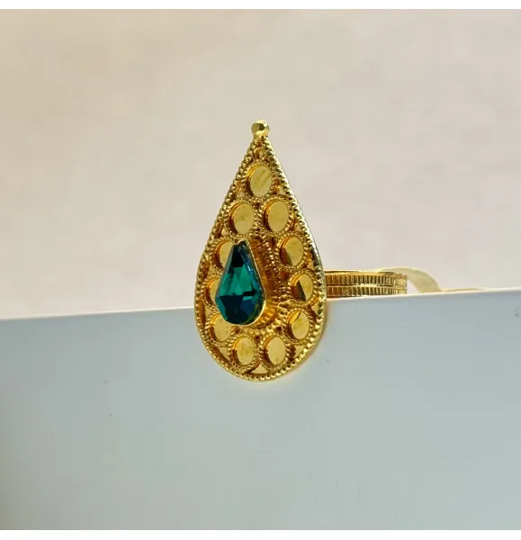 21-karat gold ring, Saudi-made