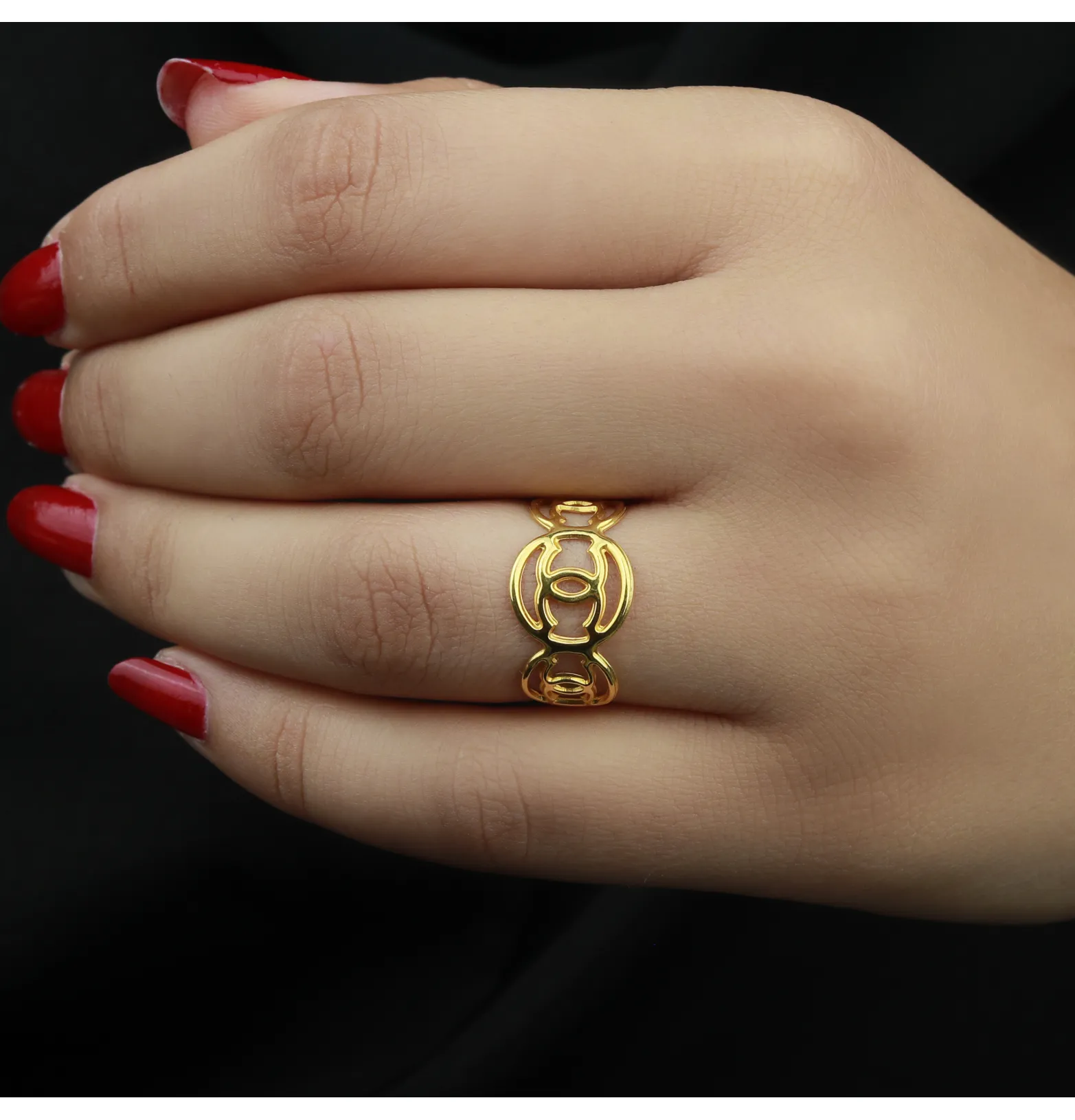 21-karat gold ring, Turkish made