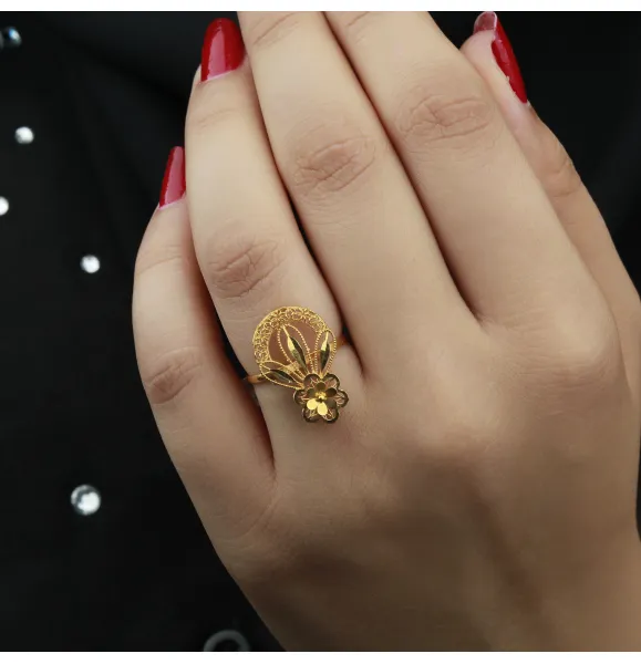 21-karat gold ring, Turkish made