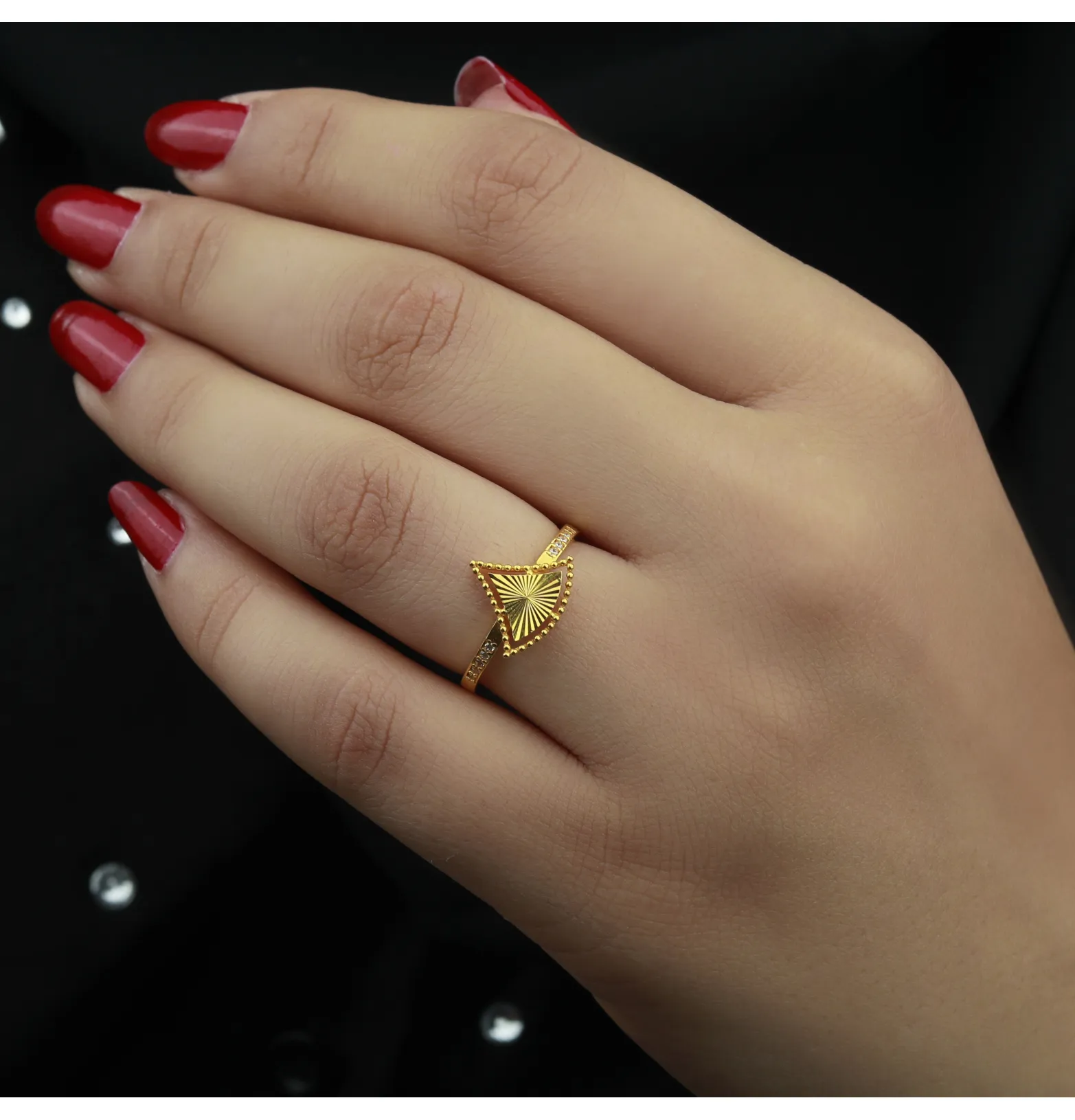 21-karat gold ring, Turkish made