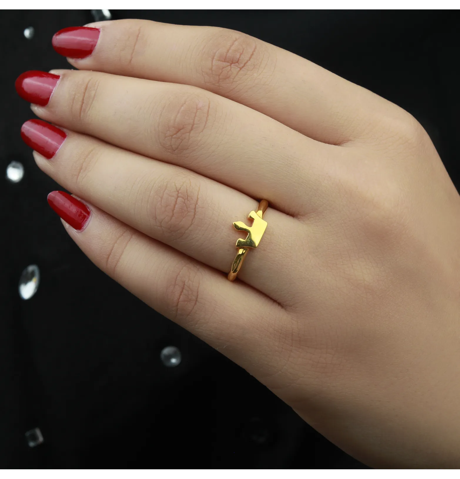 21-karat gold ring, Turkish made