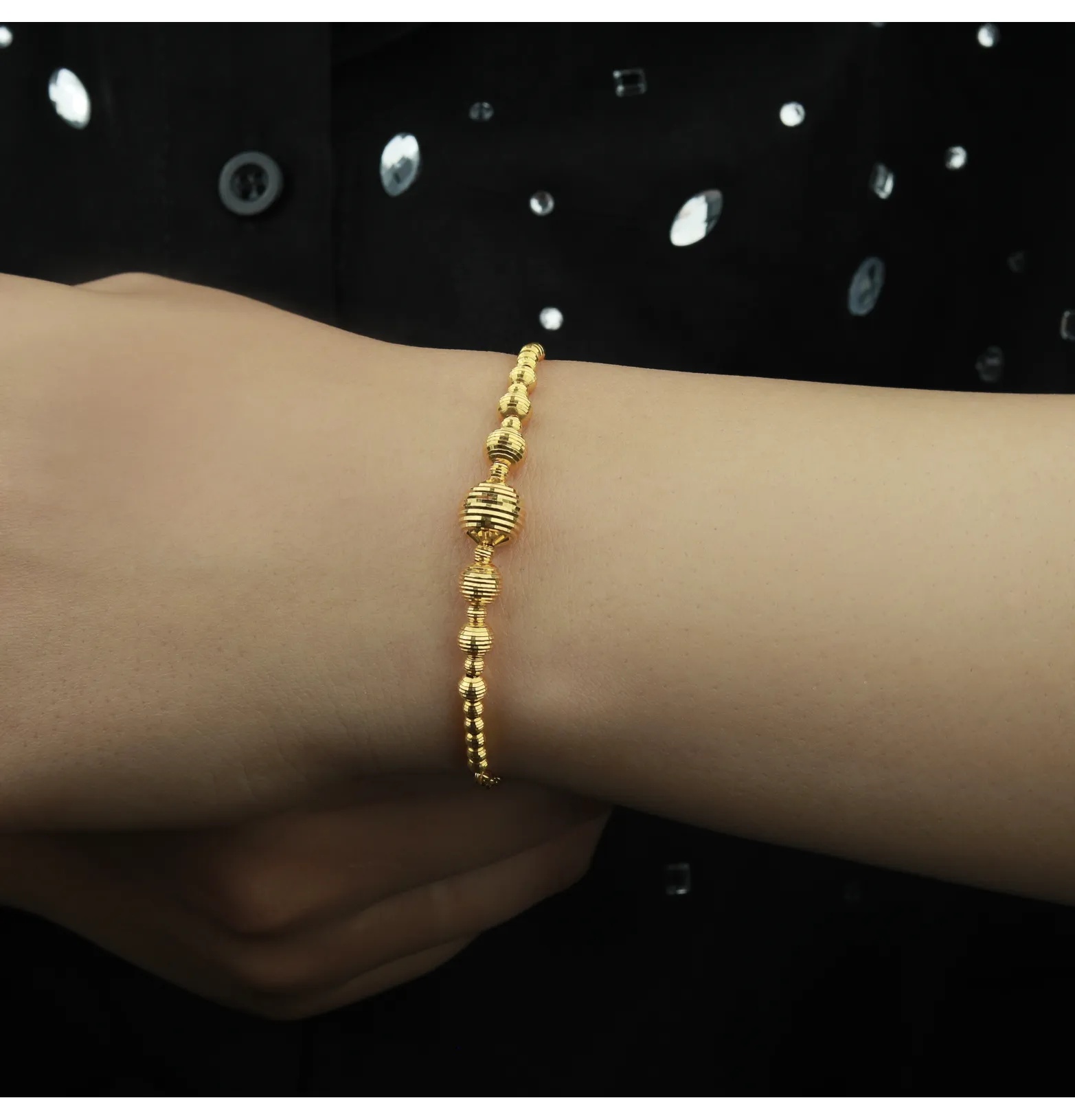 21-karat gold bracelet, Italian made