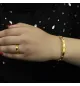 Bracelet and ring set, 21 karat gold, Turkish made