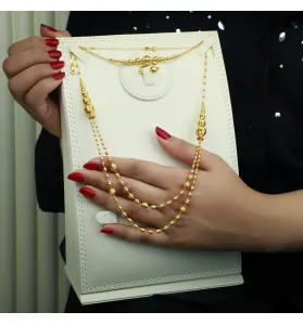 21-karat gold set, Italian made