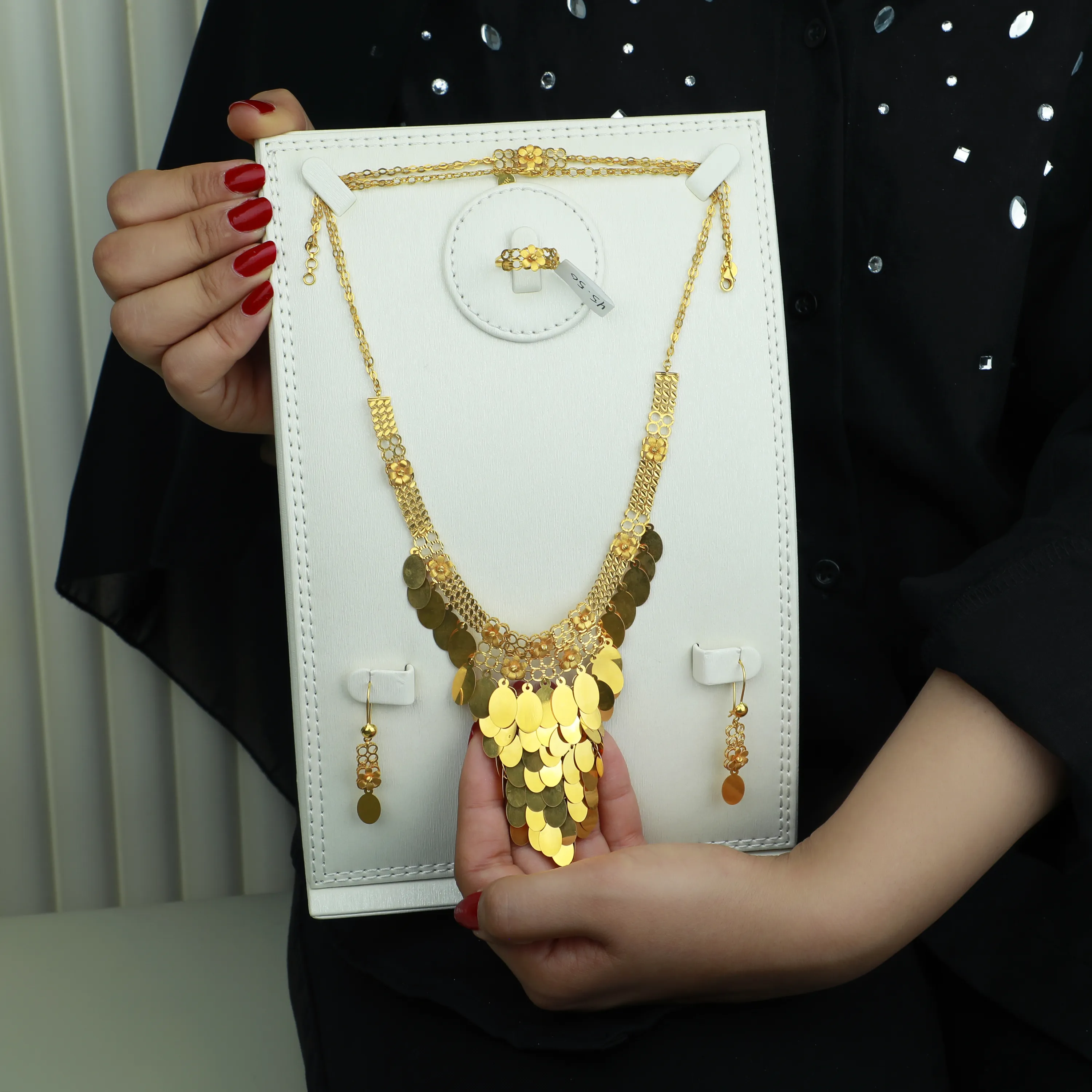 21-karat gold set, Turkish made
