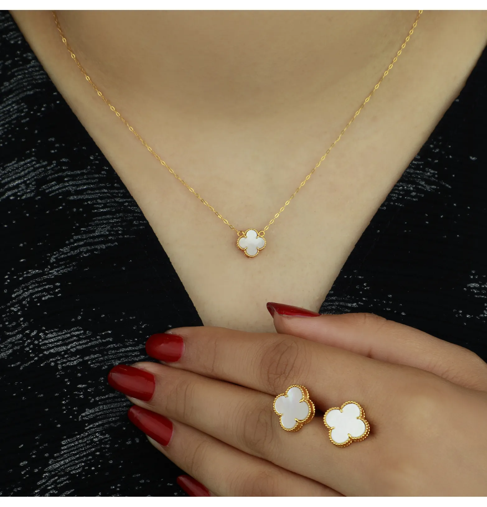 Half set of 21-karat gold, Turkish made