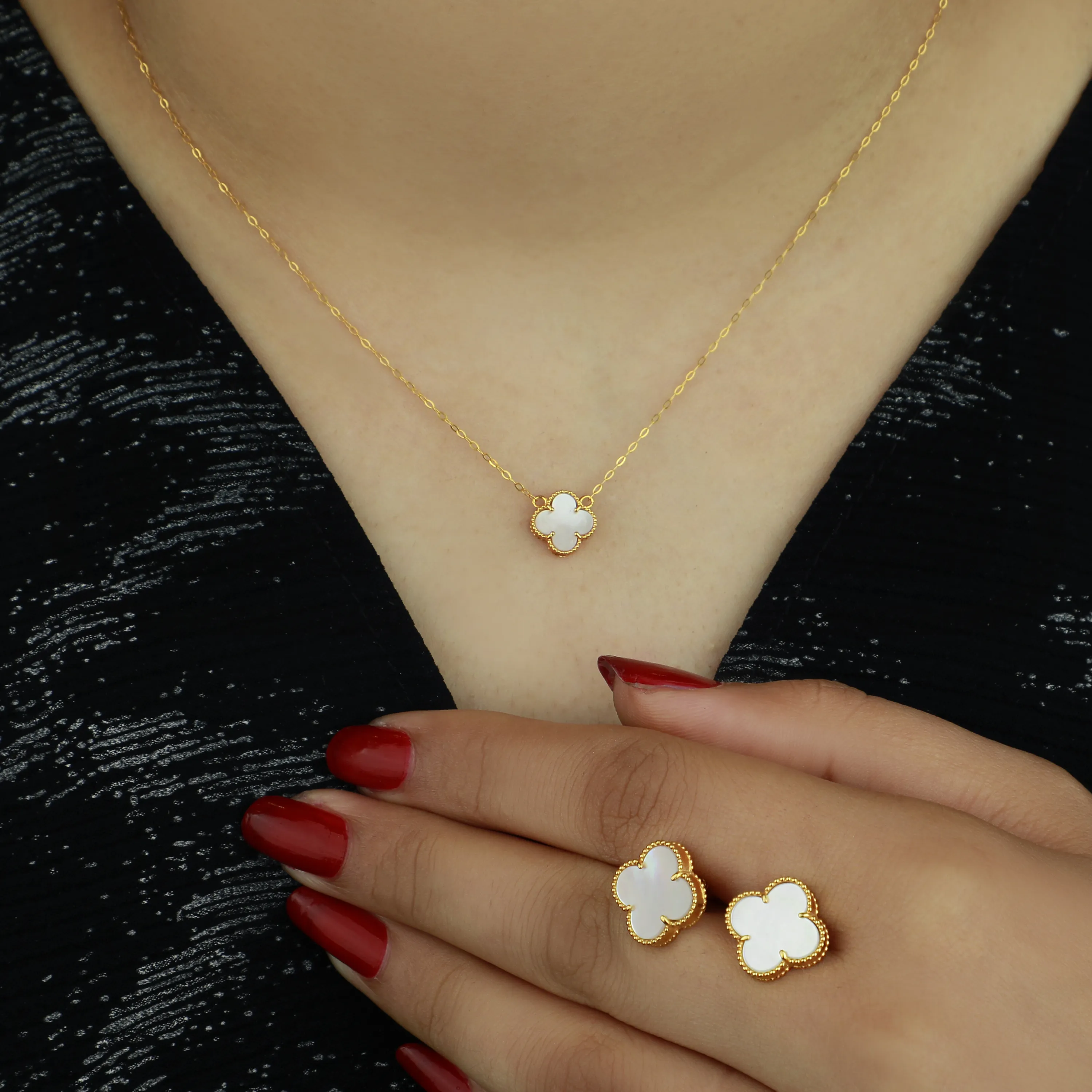 Half set of 21-karat gold, Turkish made